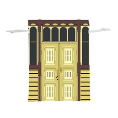 Graphic Door Entry Exterior House Lightweight Drawstring Pouch (m) by Simbadda