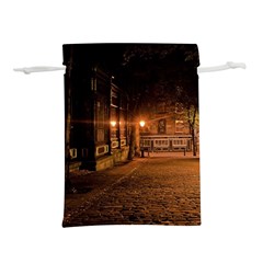 City Night Dark Architecture Lamps Lightweight Drawstring Pouch (s) by Sudhe