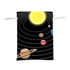 Solar System Planets Sun Space Lightweight Drawstring Pouch (m) by Simbadda