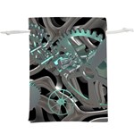 Gears Machine Machines  Lightweight Drawstring Pouch (XL) Back