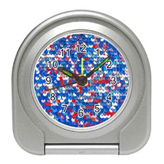 Funky Sequins Travel Alarm Clock by essentialimage