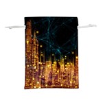 Architecture Buildings City Lightweight Drawstring Pouch (L) Front