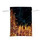 Architecture Buildings City Lightweight Drawstring Pouch (L) Back