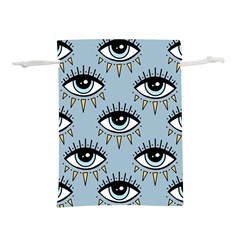 Eyes Pattern Lightweight Drawstring Pouch (m) by Valentinaart