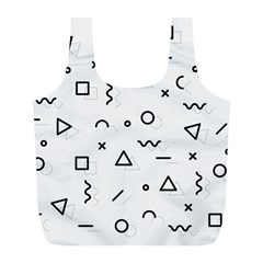 Memphis Pattern Full Print Recycle Bag (l) by Vaneshart