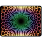 Abstract Patterns Double Sided Fleece Blanket (Large)  80 x60  Blanket Back