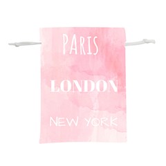Paris, London, New York Lightweight Drawstring Pouch (m) by Lullaby