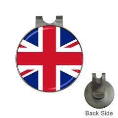 Uk Flag Hat Clips With Golf Markers by FlagGallery