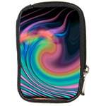 Abstract Art Abstract Background Compact Camera Leather Case Front