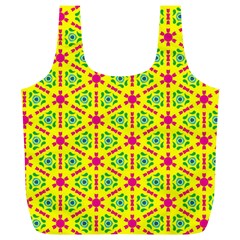 Pattern Texture Seamless Modern Full Print Recycle Bag (xl) by Simbadda