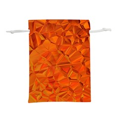 Low Poly Polygons Triangles Lightweight Drawstring Pouch (m) by Simbadda