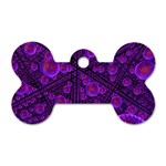 Spheres Combs Structure Regulation Dog Tag Bone (Two Sides) Front