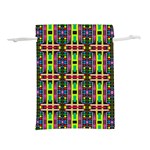 Abstract 8 Lightweight Drawstring Pouch (S) Back