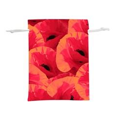 Poppies  Lightweight Drawstring Pouch (m) by HelgaScand