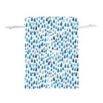 Rain Drops Lightweight Drawstring Pouch (M) Front