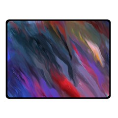 Abstract Paint Painting Watercolor Double Sided Fleece Blanket (small)  by Vaneshart