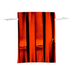 Orange Seamless Bamboo Background Lightweight Drawstring Pouch (m) by Vaneshart