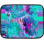 Background Texture Pattern Double Sided Fleece Blanket (Mini)  35 x27  Blanket Back