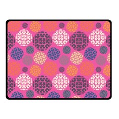 Abstract Seamless Pattern Graphic Pink Double Sided Fleece Blanket (small)  by Vaneshart