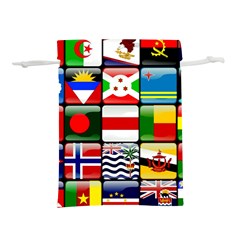 National Flags 1 Lightweight Drawstring Pouch (s) by ArtworkByPatrick