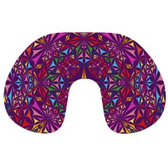 Kaleidoscope  Travel Neck Pillow by Sobalvarro