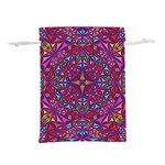 Kaleidoscope  Lightweight Drawstring Pouch (L) Front
