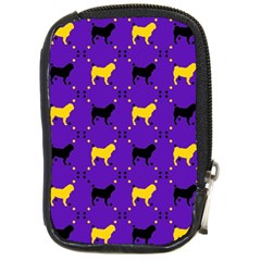 Elegant Pugs Compact Camera Leather Case by ElegantGP