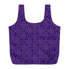 Iris Retrowheel Full Print Recycle Bag (l) by Vaneshart