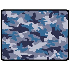 Military Seamless Pattern Double Sided Fleece Blanket (large)  by Vaneshart