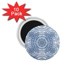 Boho Pattern Style Graphic Vector 1.75  Magnets (10 pack)  Front