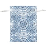 Boho Pattern Style Graphic Vector  Lightweight Drawstring Pouch (XL) Back