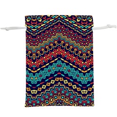 Ethnic   Lightweight Drawstring Pouch (xl) by Sobalvarro