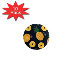 Seamless Pattern Pineapple Pattern 1  Mini Magnet (10 Pack)  by Vaneshart