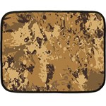 Abstract Grunge Camouflage Background Double Sided Fleece Blanket (Mini)  35 x27  Blanket Back
