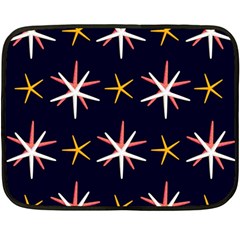 Sea Stars Pattern Sea Texture Double Sided Fleece Blanket (mini)  by Vaneshart