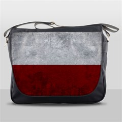 Grunge Poland Flag Messenger Bag by trulycreative