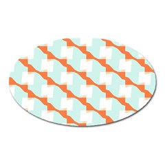 Wallpaper Chevron Oval Magnet by HermanTelo