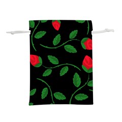 Roses Flowers Spring Flower Nature Lightweight Drawstring Pouch (l) by HermanTelo
