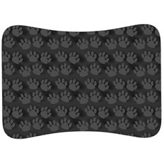 Pattern Texture Feet Dog Grey Velour Seat Head Rest Cushion by HermanTelo