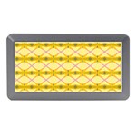 Pattern Pink Yellow Memory Card Reader (Mini) Front
