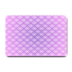 Pattern Texture Geometric Purple Small Doormat  by Mariart