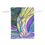 Happpy (4) Lightweight Drawstring Pouch (L) Back