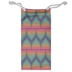 Pattern Background Texture Colorful Jewelry Bag by HermanTelo