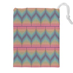 Pattern Background Texture Colorful Drawstring Pouch (5xl) by HermanTelo