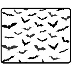 Bats Pattern Fleece Blanket (medium)  by Sobalvarro