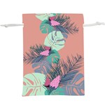 Leaves  Lightweight Drawstring Pouch (XL) Front