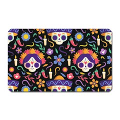 Dia De Los Muertos Magnet (rectangular) by Sobalvarro