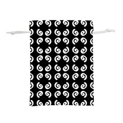Abstrait Spirale Blanc/noir Lightweight Drawstring Pouch (s) by kcreatif