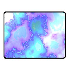 Dégradé Violet/bleu Fleece Blanket (small) by kcreatif