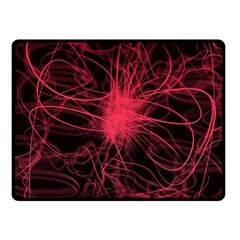 Lumière Rouge Fleece Blanket (small) by kcreatif
